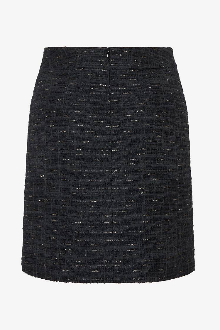 Sly 010 Hoch Taillierter Tweed-Minirock