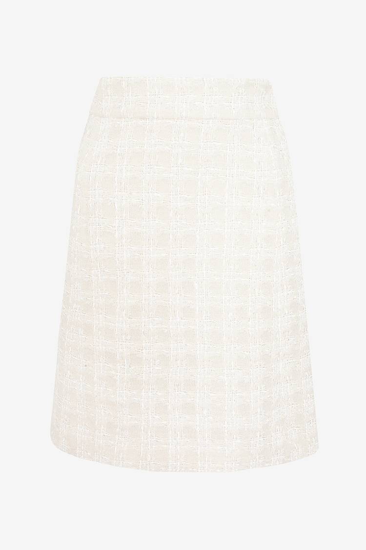 Sly 010 Hoch taillierter Tweed-Minirock