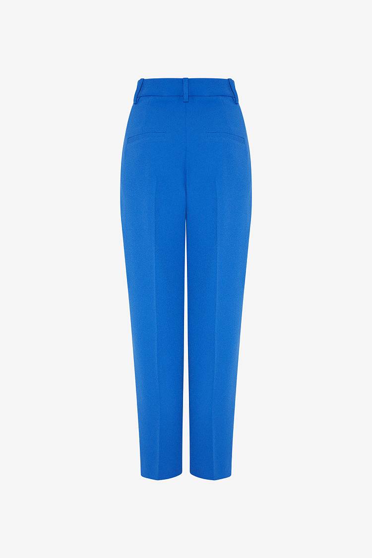 Sly 010 Hose Mit Bundfalte Aus Crêpe-Envers-Satin