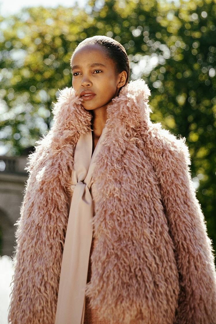 Sly 010 Kastige Faux-Fur Jacke