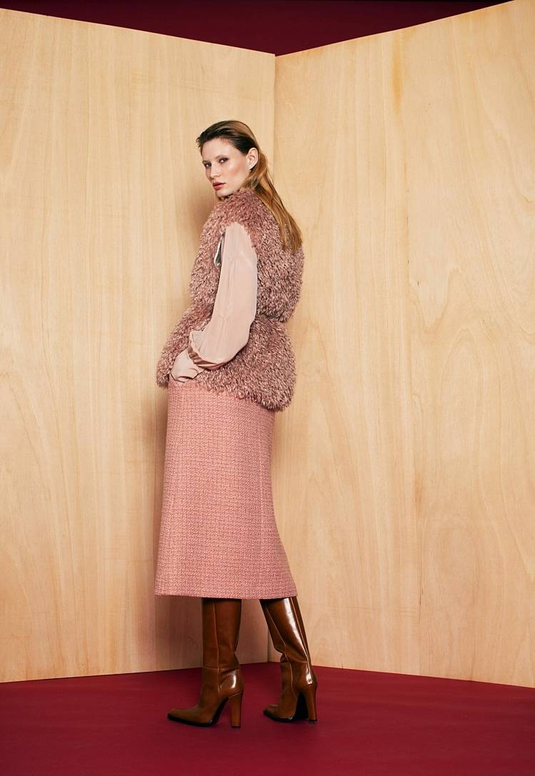 Sly 010 Kastige Faux-Fur Weste