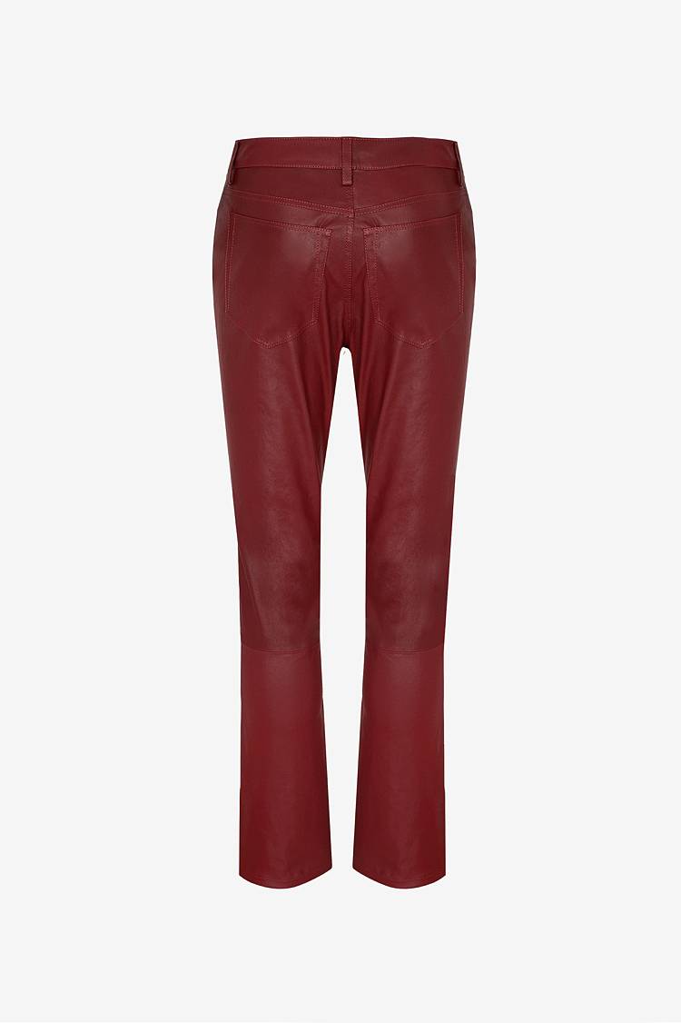 Sly 010 Klassische Hose Aus Nappa Leder