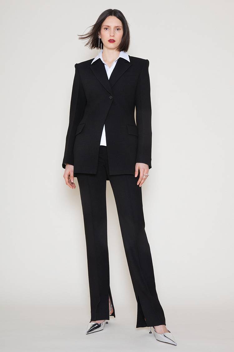 Sly 010 Klassische Taillierte Bluse