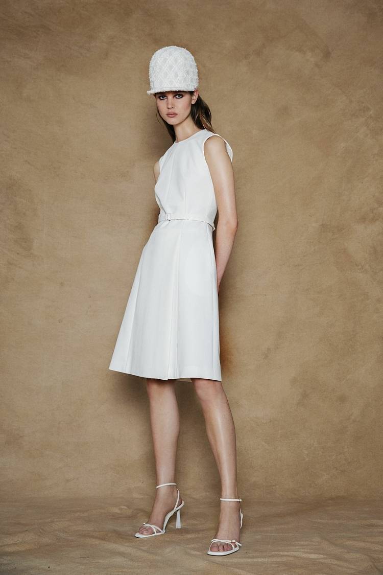 Sly 010 Kleid Aus Baumwolle Mit Taillierungsgurt