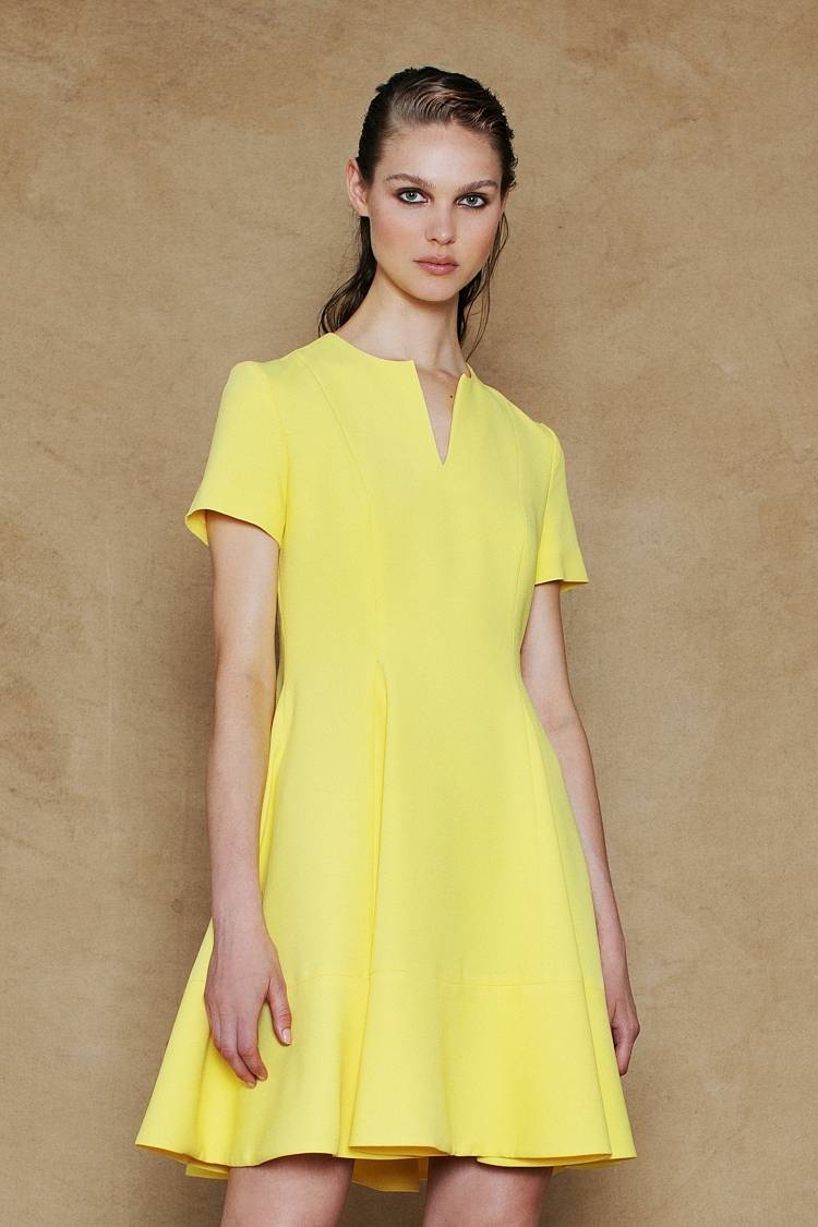 Sly 010 Kleid Aus Crêpe-envers-Satin