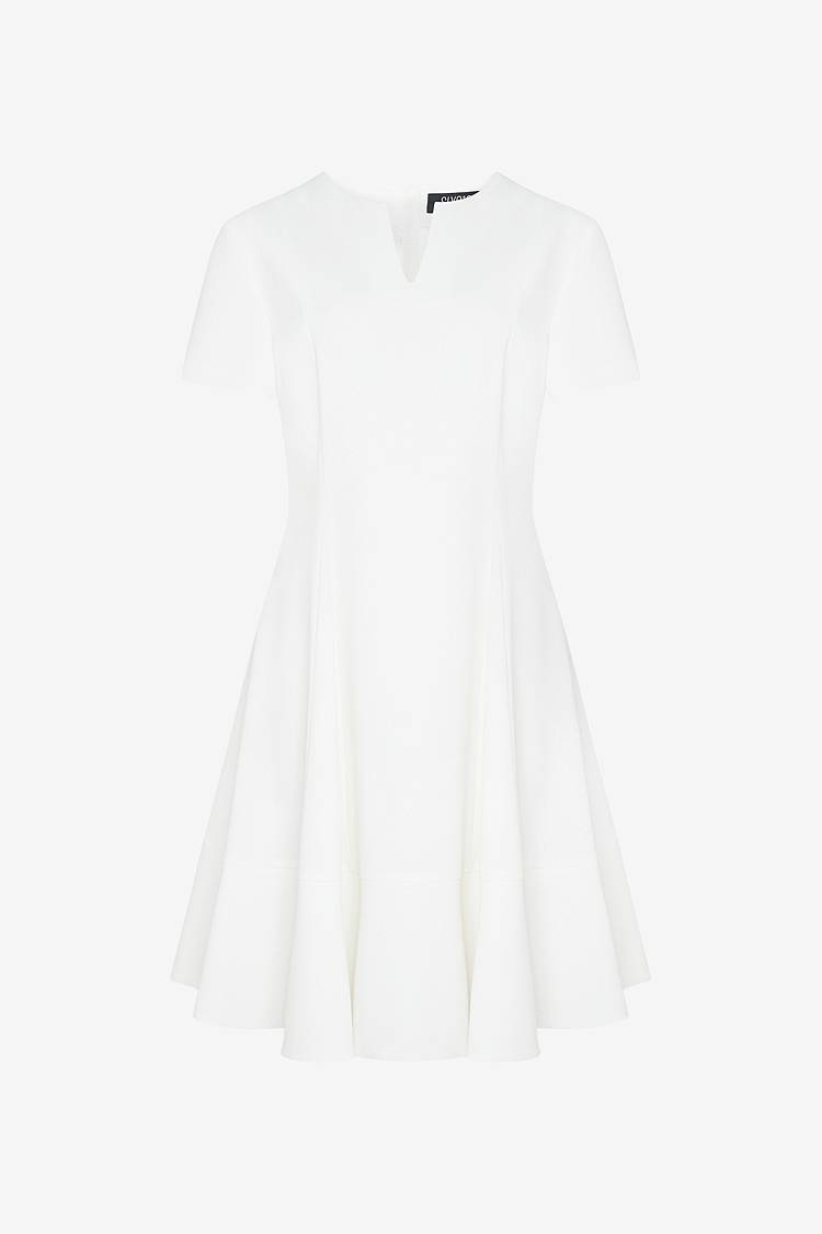 Sly 010 Kleid aus Crêpe-envers-Satin