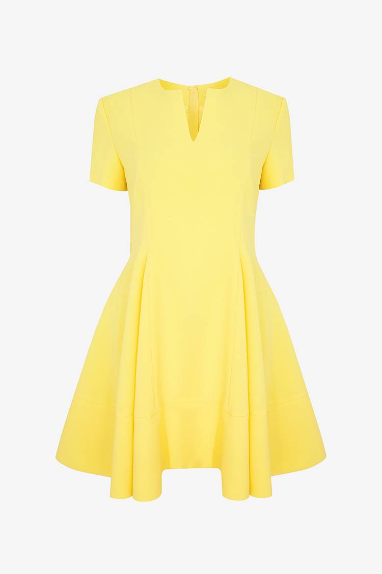 Sly 010 Kleid aus Crêpe-envers-Satin