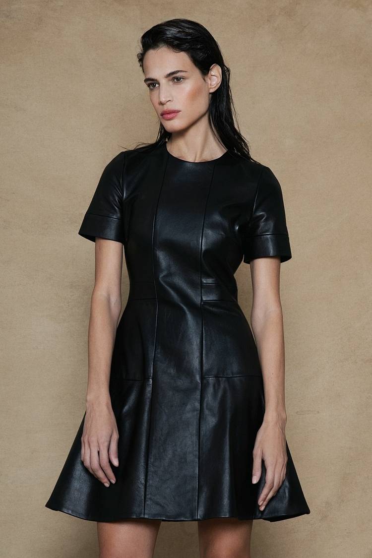 Sly 010 Kleid Aus Nappaleder