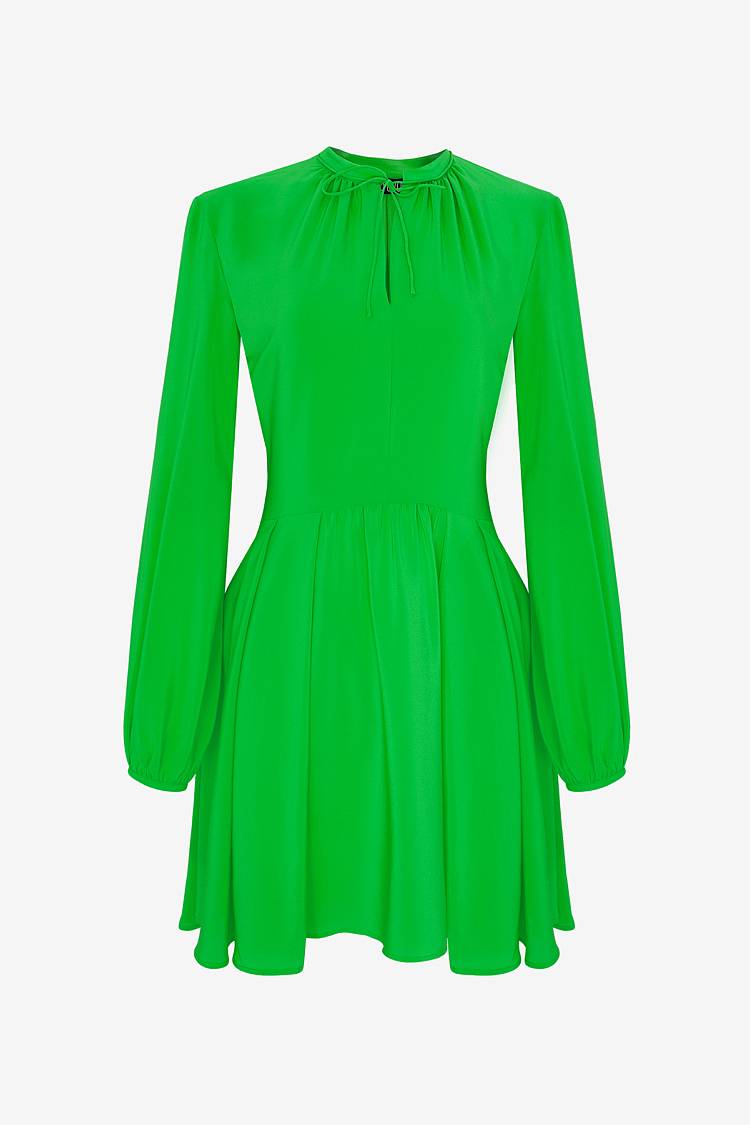 Sly 010 Kleid aus Viskose-Seide Gemisch