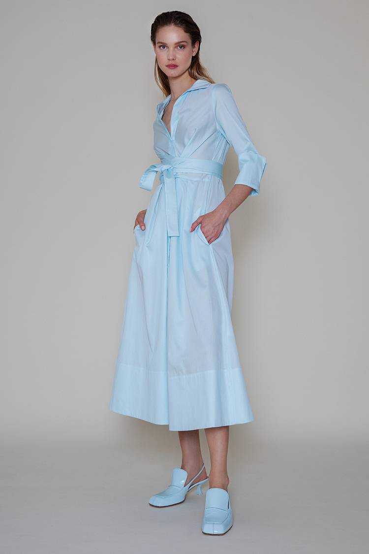 Sly 010 Kleid Mit Taillengürtel