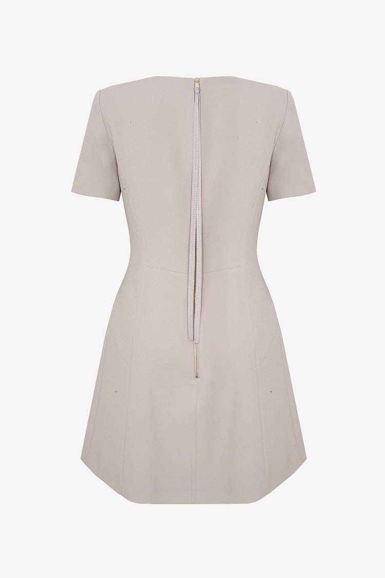 Sly 010 Kurzärmliges Kleid Aus Baumwollgemisch