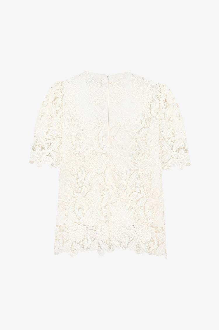 Sly 010 Kurzärmliges Spitzentop