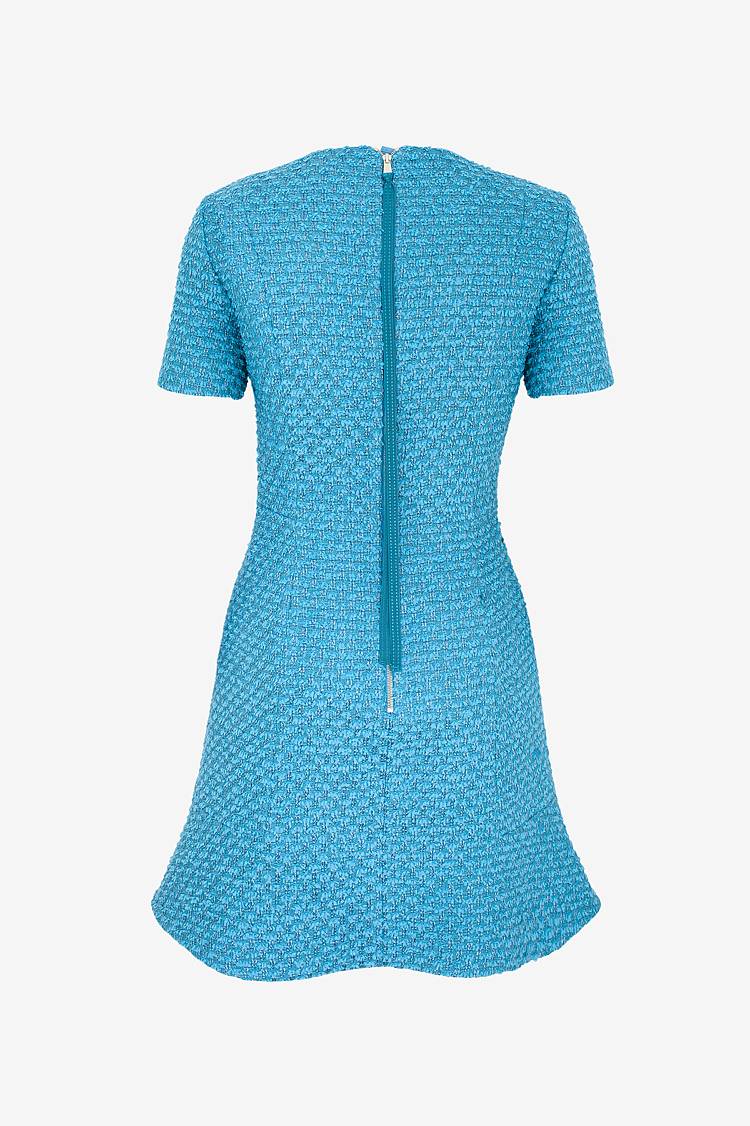 Sly 010 Kurzärmliges Tweed-Kleid