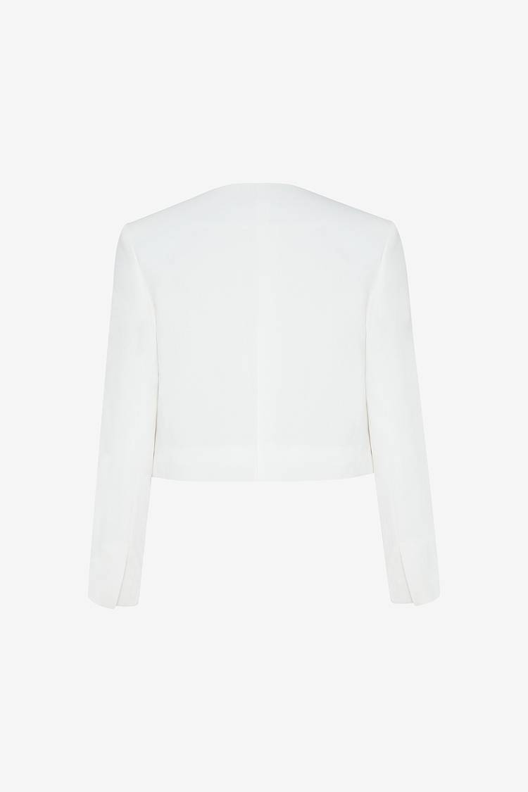 Sly 010 Kurze Jacke Aus Crêpe-Envers-Satin