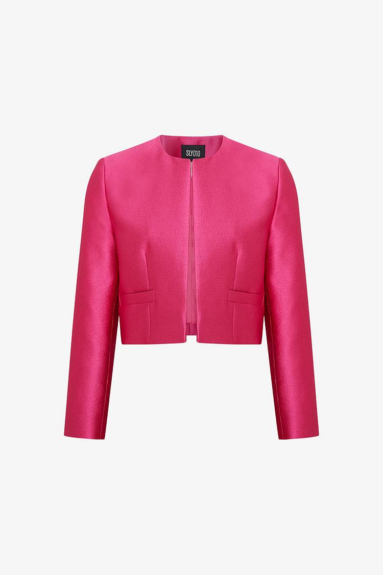 Sly 010 Kurze Jacke aus Taft