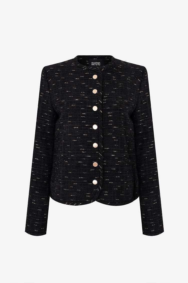 Sly 010 Kurze Tweed-Jacke