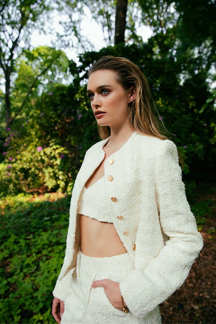 Sly 010 Kurze Tweed-Jacke