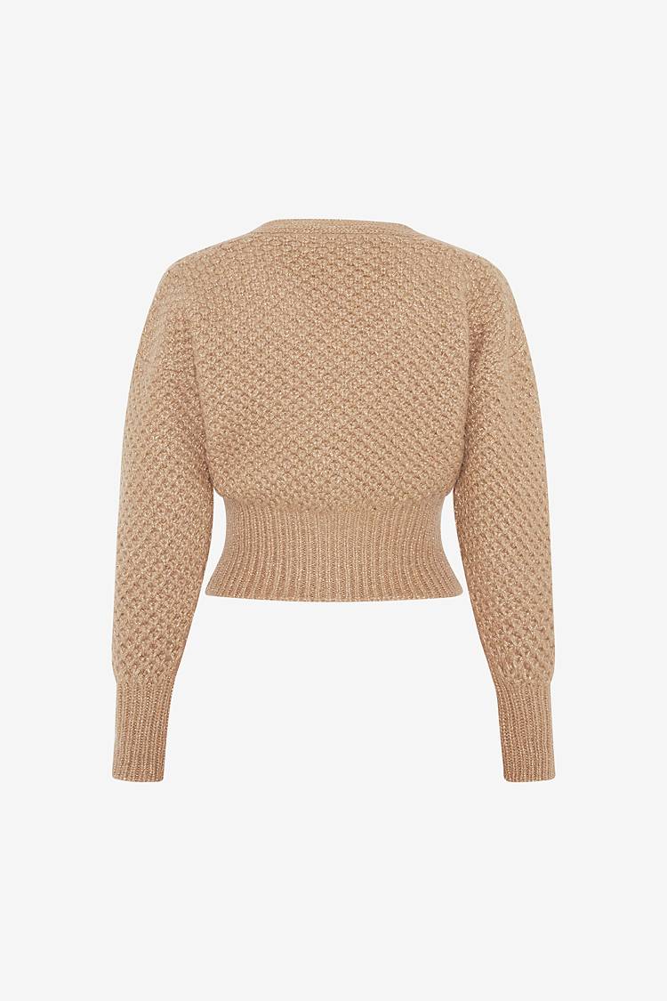 Sly 010 Kurzer Cardigan Aus Woll- Merinomix