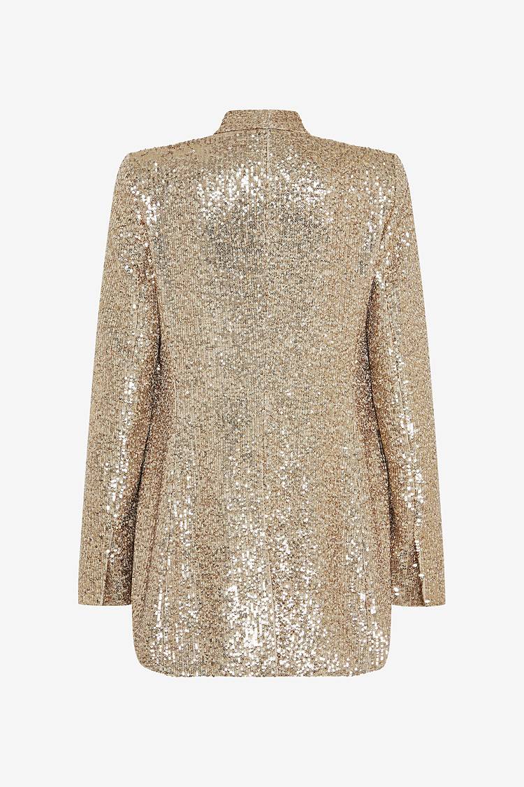 Sly 010 Lang Geschnittener Knopfloser Blazer