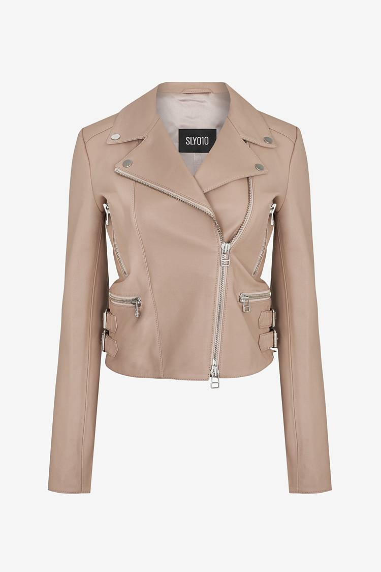 Sly 010 Lederjacke im Bikerstil