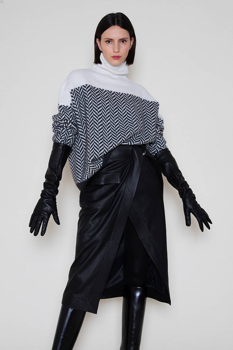 Sly 010 Lederrock In Wickeloptik