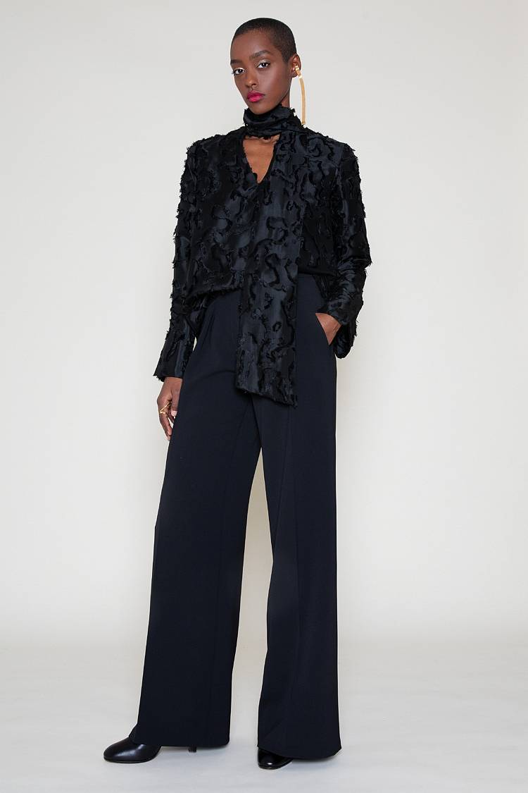 Sly 010 Leichtes Schluppentop aus Jacquard