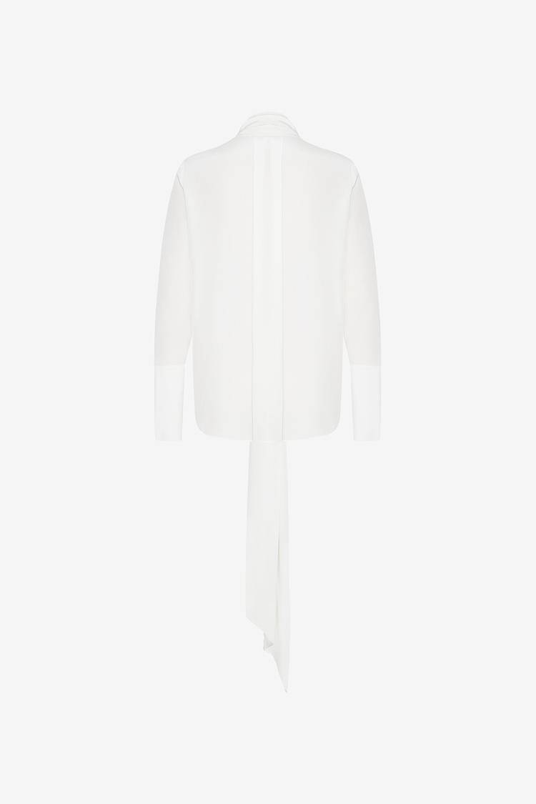 Sly 010 Lockere Seidenbluse Mit Schluppe