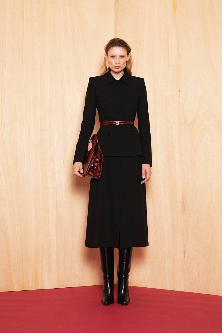 Sly 010 Maria Bag Aus Leder Mit Kroko-Prägung