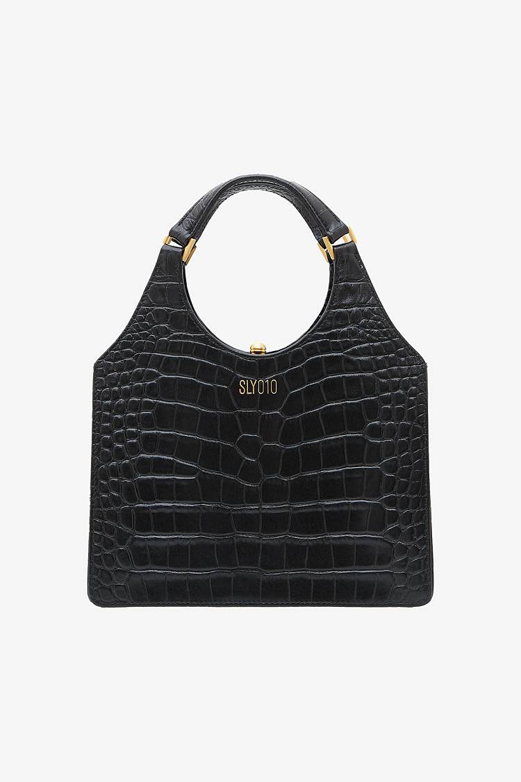 Sly 010 Maria Bag aus Leder mit Kroko-Prägung