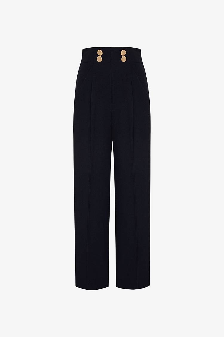 Sly 010 Marlene-Hose mit Zierknöpfen