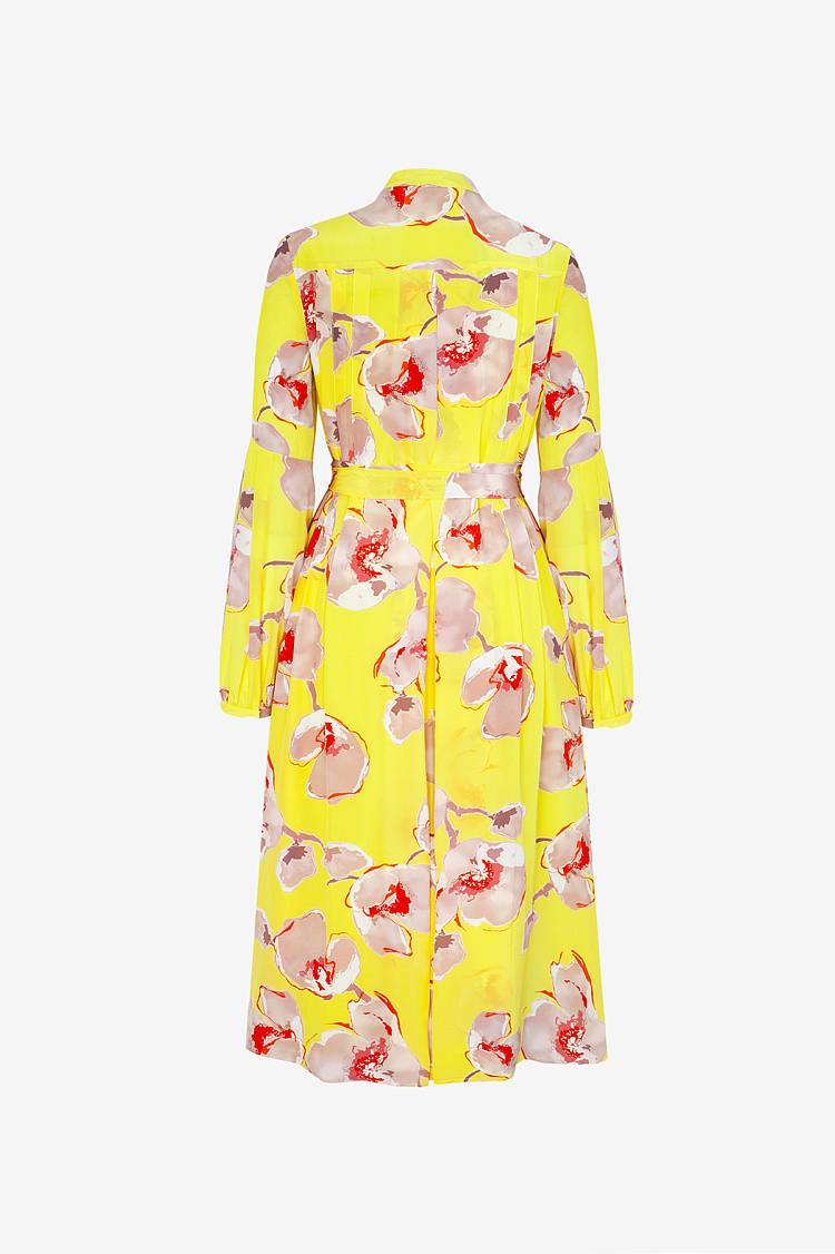 Sly 010 Midikleid Aus Chiffon