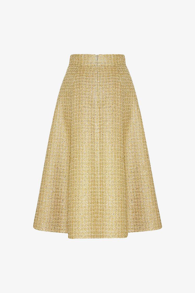 Sly 010 Midirock Aus Funkelndem Tweed