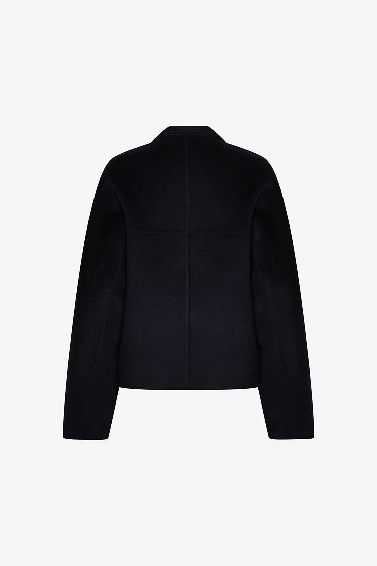 Sly 010 Minimalistische Knopflose Doubleface-Jacke