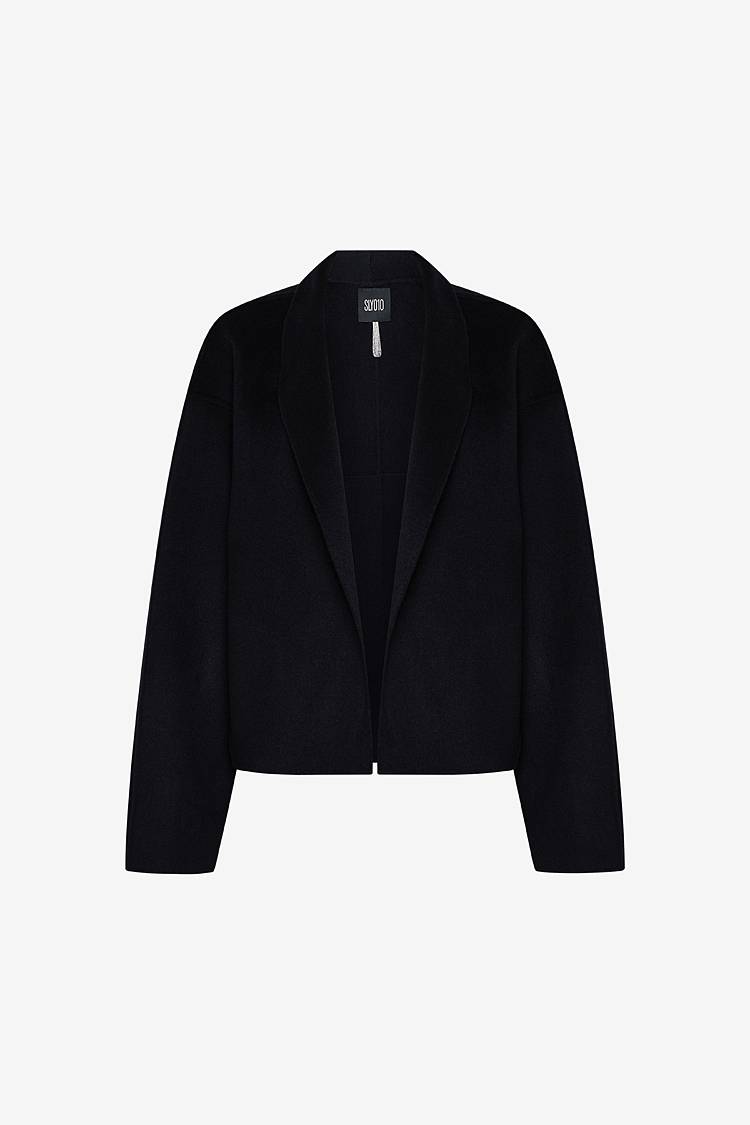 Sly 010 Minimalistische Knopflose Doubleface-Jacke