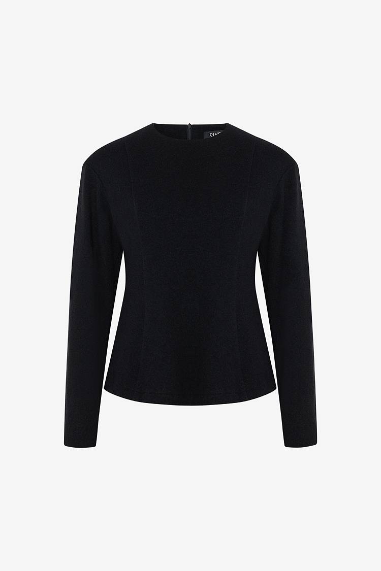 Sly 010 Minimalistisches tailliertes Wolltop