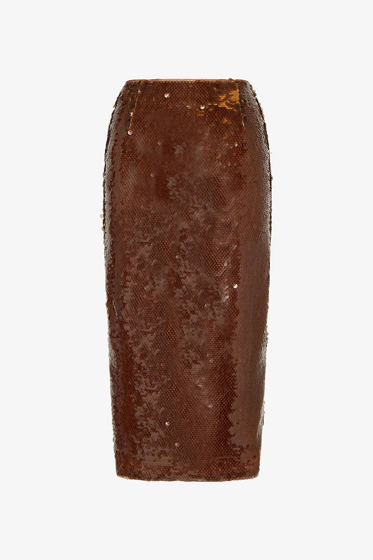 Sly 010 Pailletten Bleistiftrock