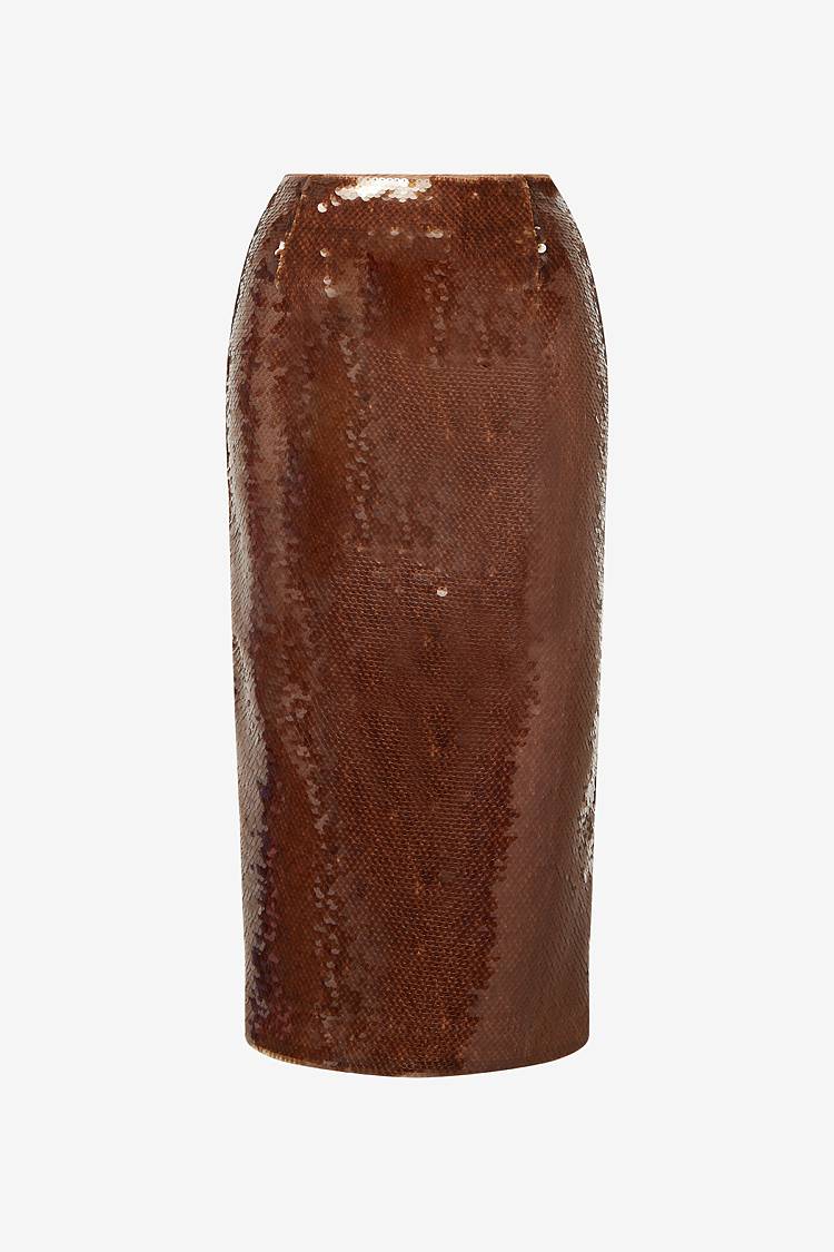 Sly 010 Pailletten Bleistiftrock