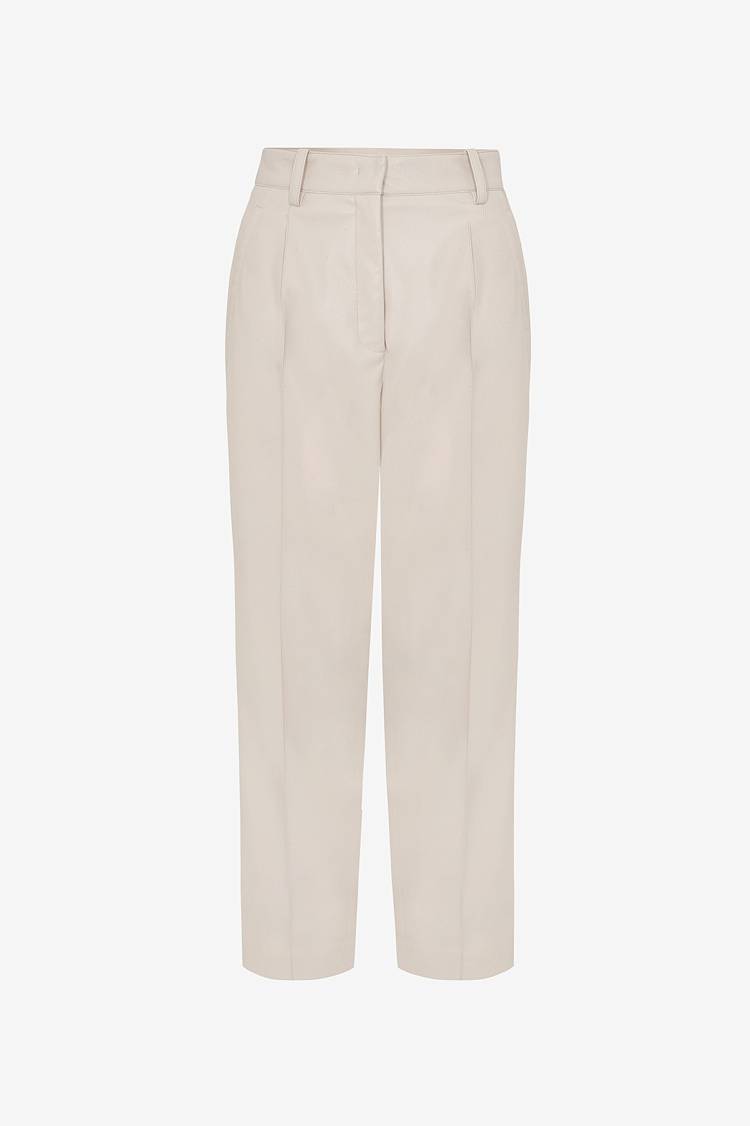 Sly 010 Paperbag Hose in Lederoptik