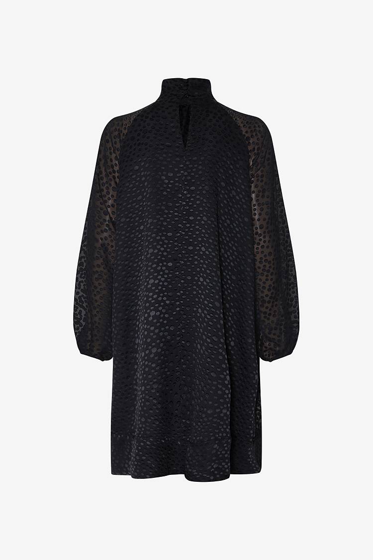 Sly 010 Polka Dot Kleid Mit Stehkragen