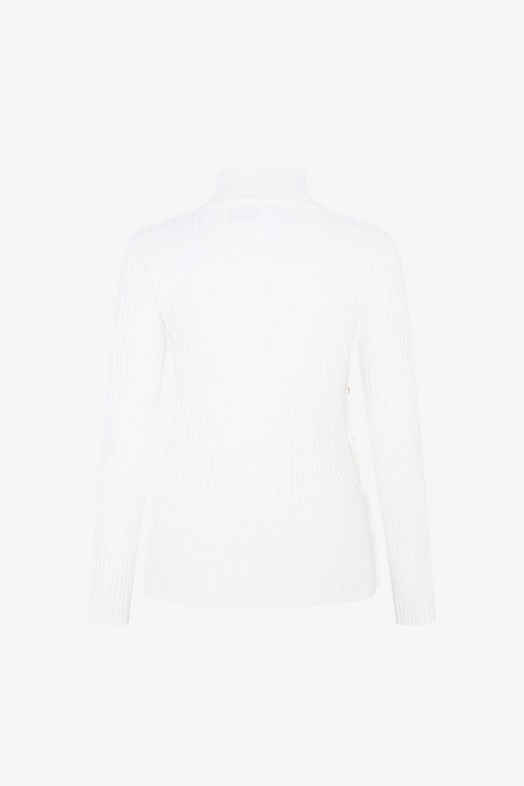 Sly 010 Rollkragenpullover Mit Zierknöpfen