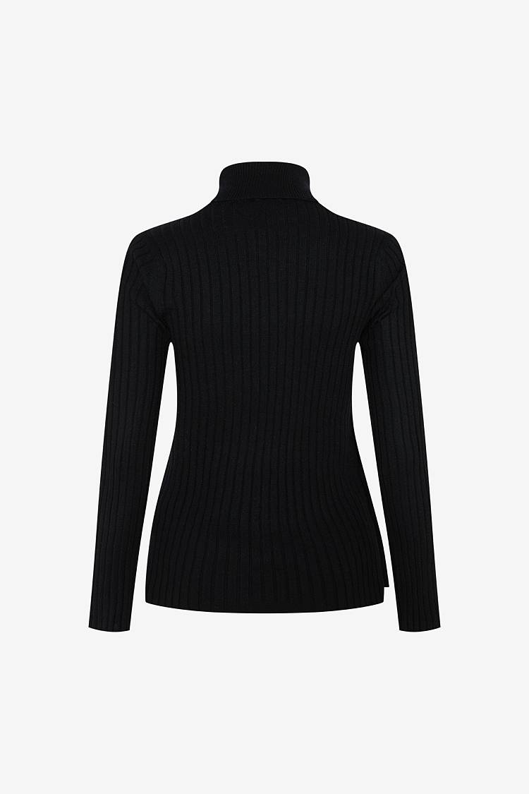 Sly 010 Rollkragenpullover Mit Zierknöpfen