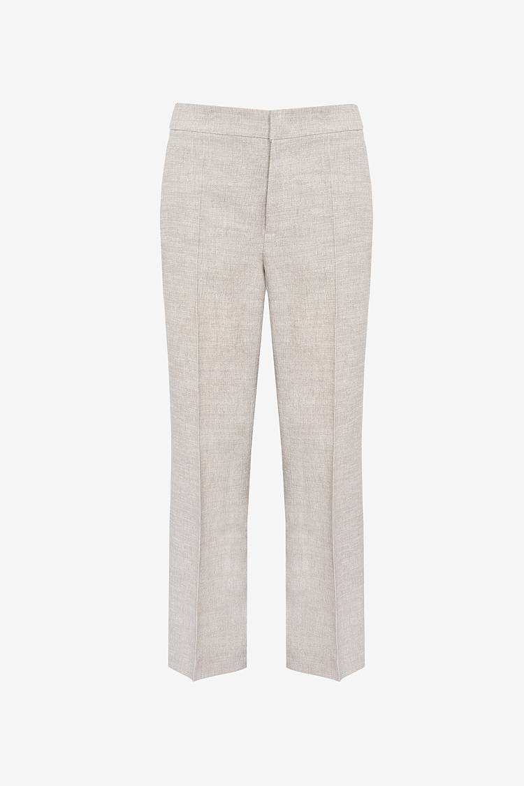 Sly 010 Schmal zulaufende Hose aus Leinen