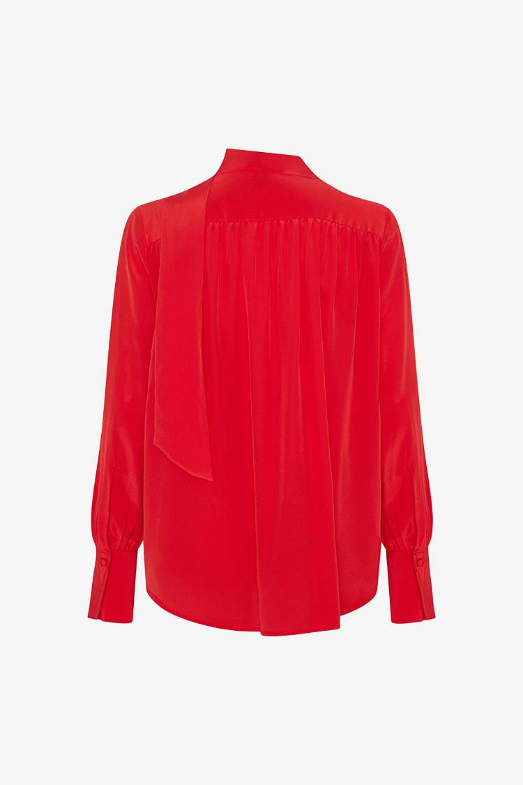 Sly 010 Seidenbluse Mit Schluppe