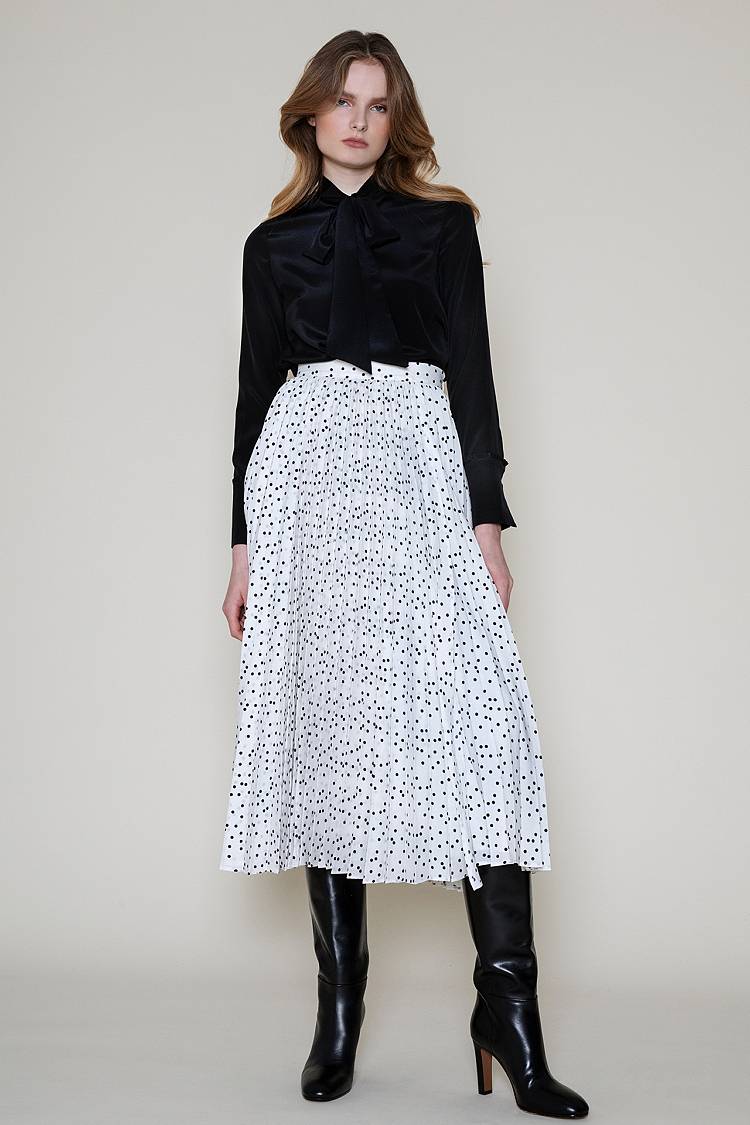 Sly 010 Sonnenplissierter Wickelrock