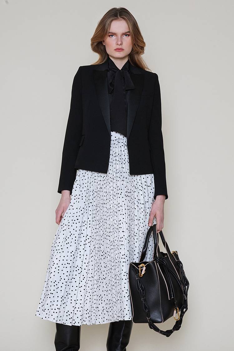 Sly 010 Sonnenplissierter Wickelrock