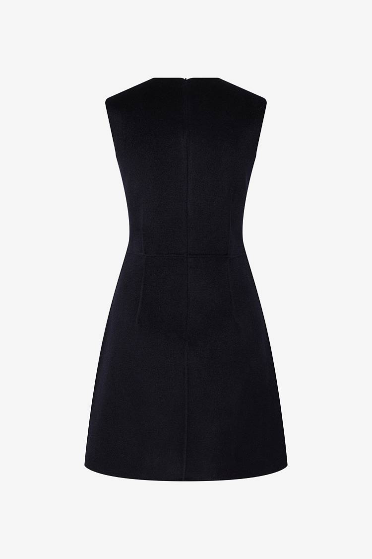 Sly 010 Tailliertes Kleid Aus Doubleface