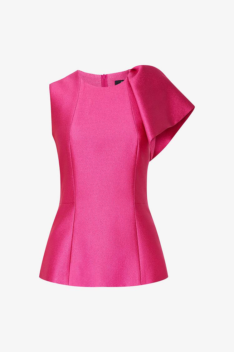 Sly 010 Tailliertes Top mit Volantärmel