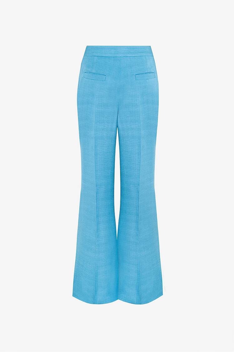 Sly 010 Weite Hose Aus Crêpe-envers-Satin