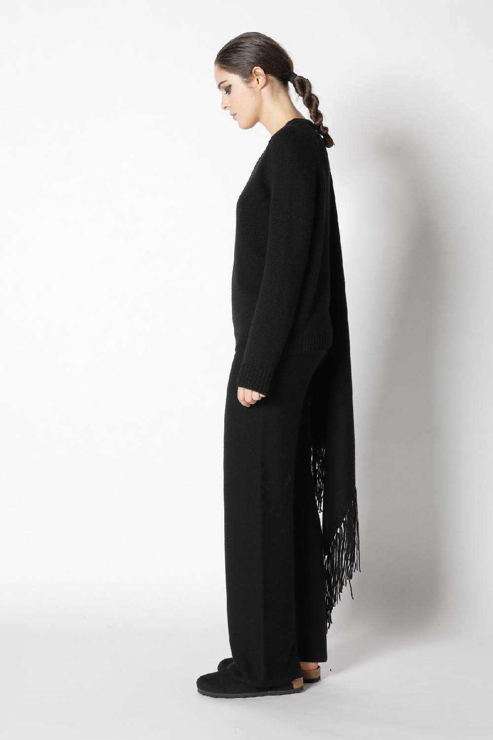 Sminfinity Airy V Jumper + Garter Triangle + Garter Palazzo Pants