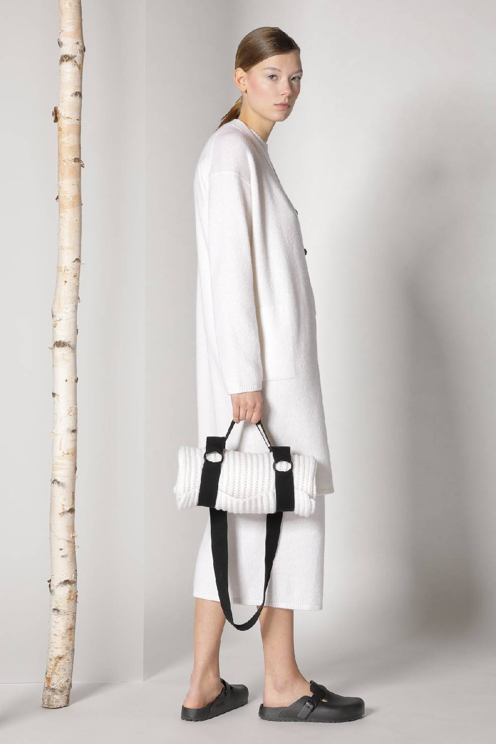 Sminfinity Blurry Long Cardigan + Blurry Crew Top + Blurry Tulip Skirt